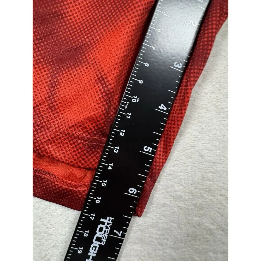 Nike Dri-FIT Youth L Red Black Printed Athletic Training Shorts Drawstring